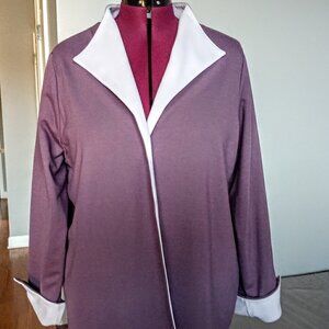 Modern Soul Reversible Open Front Jacket